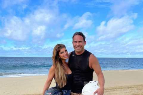 RHONJ star Teresa Giudice, 49, shows off toned legs in tiny jean shorts as she vacations with..