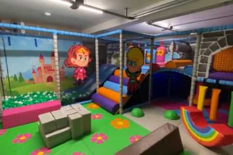 Inside Gaz Beadle’s garage transformation with HUGE soft play for his kids – and fans are all..
