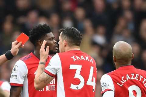 Arsenal hit with £20,000 fine for players losing their heads over Gabriel red card in controversial ..