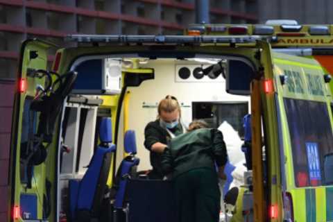 Patients ‘watch Netflix in ambulances as they wait SEVEN HOURS for treatment’ amid Covid chaos