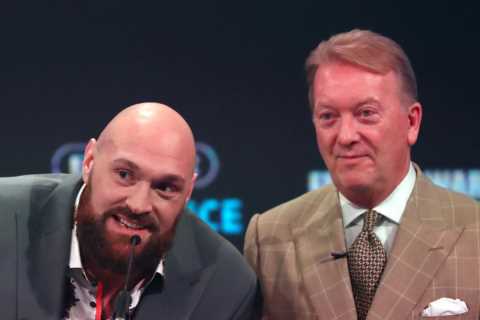 Tyson Fury earned 67 TIMES more than Dillian Whyte did in their last fights, claims promoter Frank..