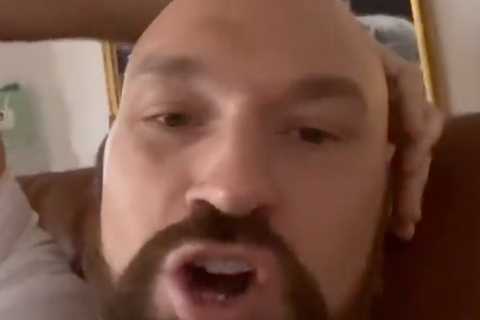 Tyson Fury ‘back grafting’ in training ahead of return as he shows off pre-fight diet and gym gear..