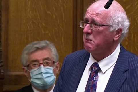 MP breaks down in tears as he reveals mum-in-law died alone of Covid as No10 aides partied