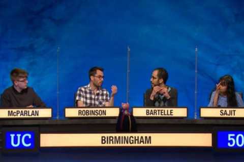 University Challenge viewers left squirming after spotting major tension between contestants