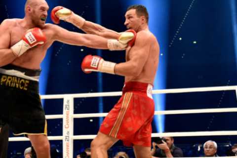 Tyson Fury and Wladimir Klitschko in Twitter spat after Ukrainian slams him as ‘hypocrite’ over..