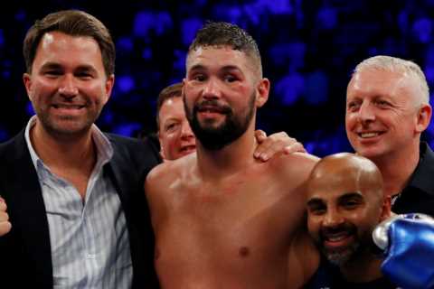 Eddie Hearn would ‘love’ to promote Jake Paul vs Tony Bellew and says YouTuber getting ‘chinned..