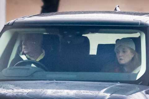 Andrew and Fergie seen together as its revealed Charles and William planned axing him at Christmas