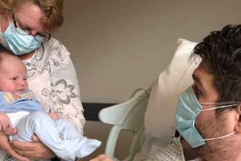 I woke up from a five-week Covid coma and met my baby son for the first time