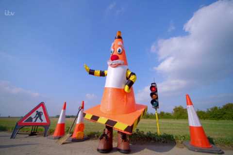 Masked Singer fans are convinced Traffic Cone is one of Katie Price’s exes