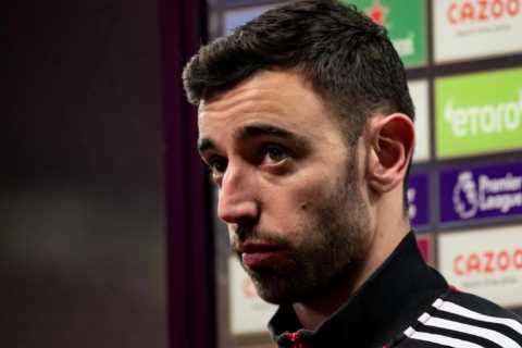 Bruno Fernandes confronted fourth official in tunnel after Man Utd draw claiming Villa tried to con ..
