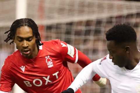 Arsenal line up shock Djed Spence transfer after defender imprressed in Nottingham Forest’s FA Cup..