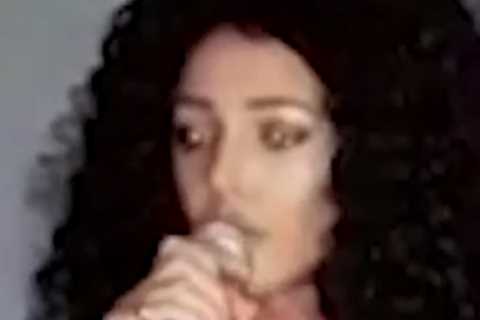 Michelle Keegan sounds just like The Masked Singer’s Firework in resurfaced video covering Cher at..