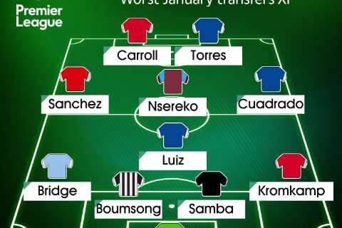 Worst XI of January transfers like Alexis Sanchez’s doomed Man Utd move and Fernando Torres at..
