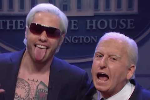 Kim Kardashian’s boyfriend Pete Davidson jokes about ‘fun’ personal life while shirtless on SNL..