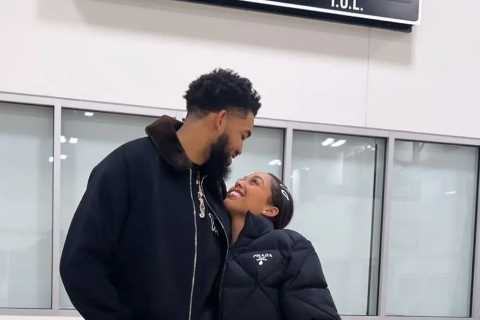Jordyn Woods REPLACES Khloe Kardashian as NBA’s hottest girlfriend as she watches Karl-Anthony..
