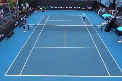 Australian Open ball girl collapses on court with players rushing to her aid in scorching Melbourne ..
