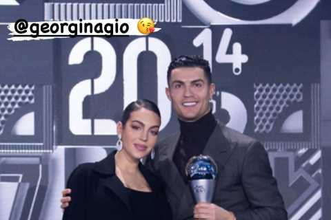 Georgina Rodriguez goes in jet cockpit as she gushes over ‘unique’ Ronaldo on trip to collect Man..