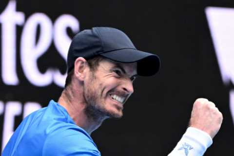 Andy Murray battles past No21 seed Nikoloz Basilashvili in marathon to win first Australian Open..