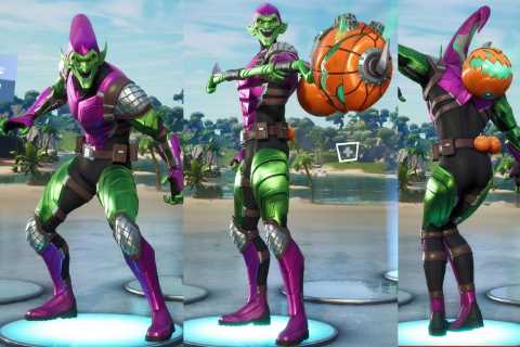 First look at leaked Fortnite Green Goblin skin has fans FUMING
