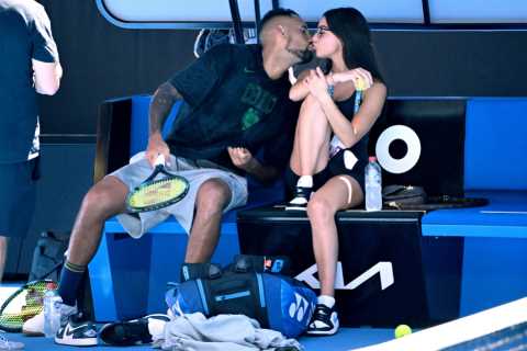 Who is Nick Kyrgios’ girlfriend Costeen Hatzi? Loved-up couple seen kissing courtside and sharing a ..