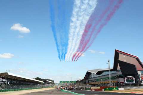 F1 bans race promoters from putting on military aviation displays as part of fight for..