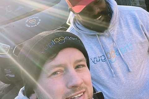 Millionaire boxer Derek Chisora spends day doing work experience as a pool boy to tackle sewage..