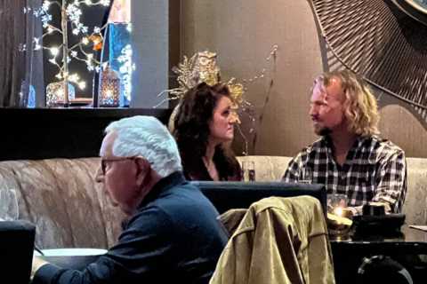 Sister Wives’ Kody Brown &amp; Robyn caught on date sipping bubbly drinks after fans accuse her of..