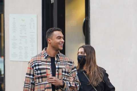 Bachelorette star Dale Moss cuddles up to Argentinian model Florencia Galarza in NYC after split..