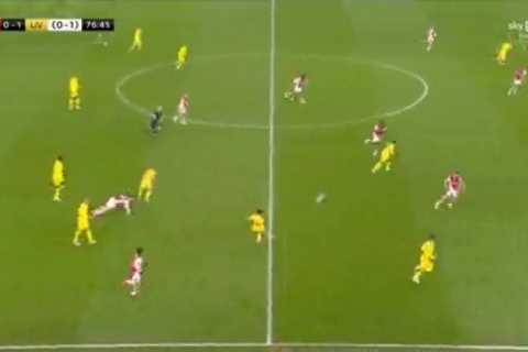 Watch jaw-dropping Trent Alexander-Arnold assist for Jota’s second goal as Liverpool KO Arsenal’s..