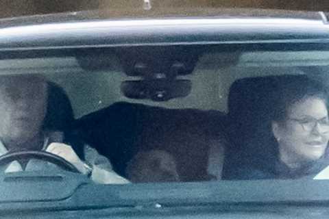 Prince Andrew and Sarah Ferguson seen driving in Windsor as he faces losing his security over..