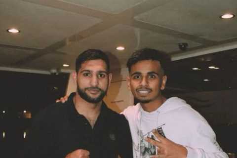 ‘Anything can happen’ – Floyd Mayweather warned by Amir Khan that Money Kicks will go ‘all guns..