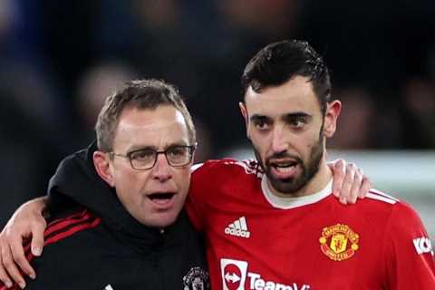 Ralf Rangnick ‘in line for £500,000 bonus’ if Man Utd finish in top four, on top of his £180..