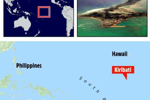 Pacific island of Kiribati goes into lockdown after staying Covid free as first flight for months..