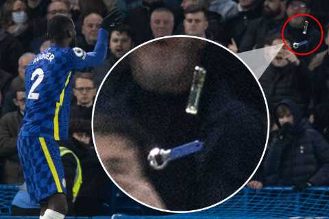 Chelsea boss Tuchel fears crowd trouble could ruin football after Rudiger targeted with missiles on ..