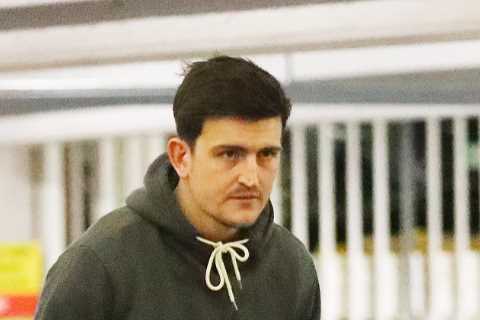 Man Utd’s Harry Maguire and partner Fern board star-studded flight to Dubai as Prem players head..