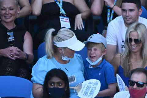 Nick Kyrgios leaves child in tears after smashing him with ball at 75mph at Australian Open but..