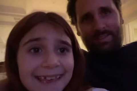 Kourtney Kardashian’s daughter Penelope, 9, hangs with dad Scott Disick after mom’s PDA with Travis ..