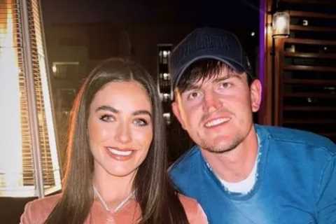 Man Utd captain Harry Maguire enjoys date night with stunning fiancee Fern Hawkins during break in..