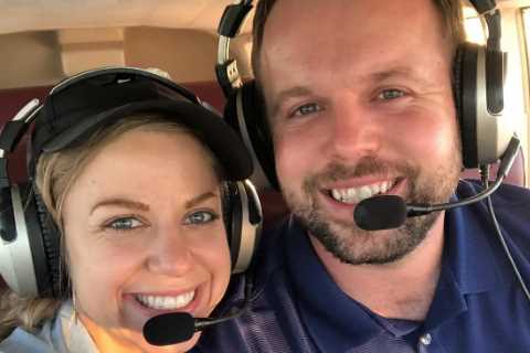 John Duggar and wife Abbie ‘thankful for protection’ during ‘scary’ plane crash that left plane..