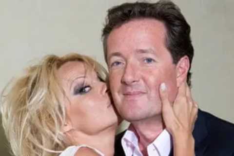 Piers Morgan shares flirty throwback of kiss from Pamela Anderson after her fifth marriage fails