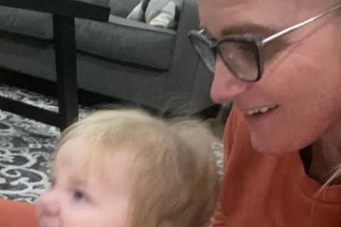 Sister Wives’ Christine Brown goes make-up free in rare pic with granddaughter Avalon after split..