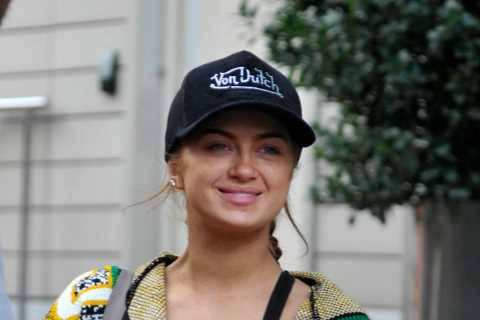 Strictly’s Maisie Smith braves the cold in plunging bra at tour rehearsals