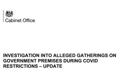 Sue Gray report in full: Read the 12 pages yourself as Boris Johnson faces D-Day over lockdown..