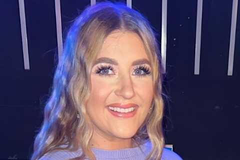 Gogglebox’s Izzi Warner is worlds away from the sofa as she glams up for night out in cut out top