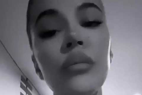 Khloe Kardashian looks unrecognizable with tiny nose in filtered pics at gym after Tristan..