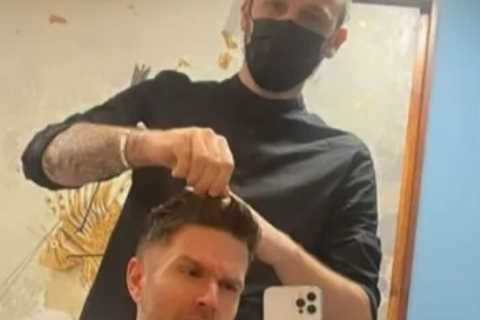 Joel Dommett reveals secret to his healthy hair after a fresh trim and treatment at top salon