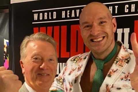 Tyson Fury mocks Eddie Hearn over not getting cut of Dillian Whyte’s £6m purse bid ahead of huge..