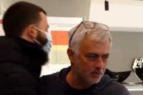 Jose Mourinho super-fan stood outside Roma training ground for ONE WEEK before eating lunch with..