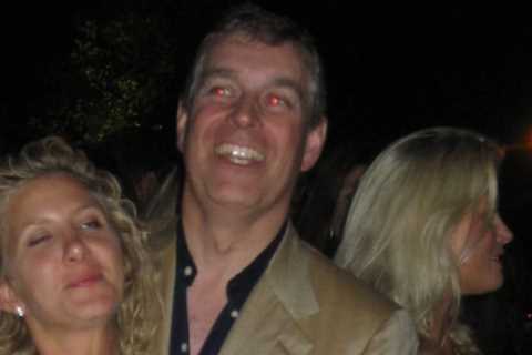 Who is Chris Von Aspen and when was she pictured with Prince Andrew?