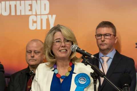 Anna Firth wins Southend West by-election months after Tory predecessor Sir David Amess was killed..